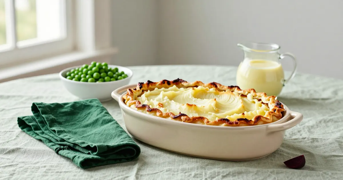 AI-generated photograph: british dishes on a table